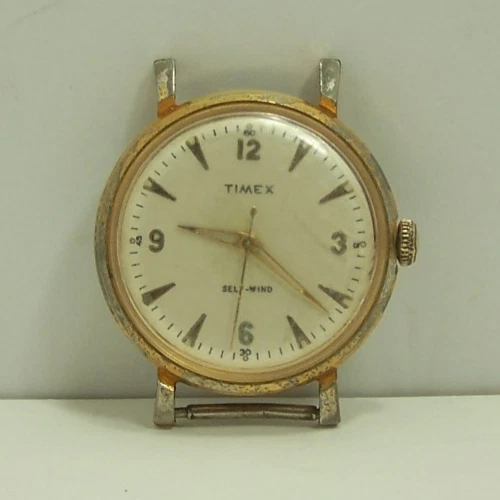 Vintage Men's Timex Self Wind Watch for Parts/Repair/Restore, Not Running