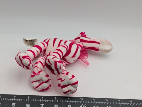 Juguete de peluche Walmart rosa a rayas de caramelo cebra de 8,5 pulgadas - Imagen 6 de 8