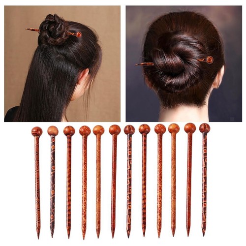12Sets 13cm Craft Chinese Style Hair Pin Chops Hair Styling - Picture 6 of 7