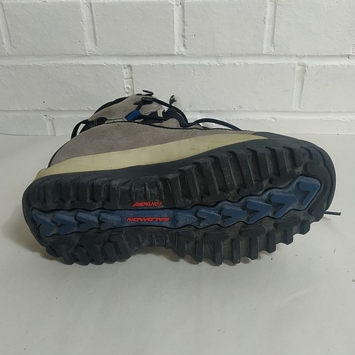 Salomon Women's Hiking Boots UK Size 4 Grey Blue Upper Goretex Waterproof - Picture 9 of 11