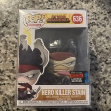 Funko Pop! My Hero Academia Hero Killer Stain #636 2019 NYCC Exclusive Sticker