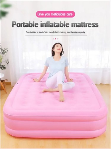 Aufblasbare Twin Luftmatratze mit Pumpe für Zuhause und Reisen - Bild 8 von 21