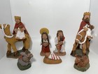 Peruvian Handmade Pottery Nativity Set 7 Terracotta Clay Christmas terra-cotta