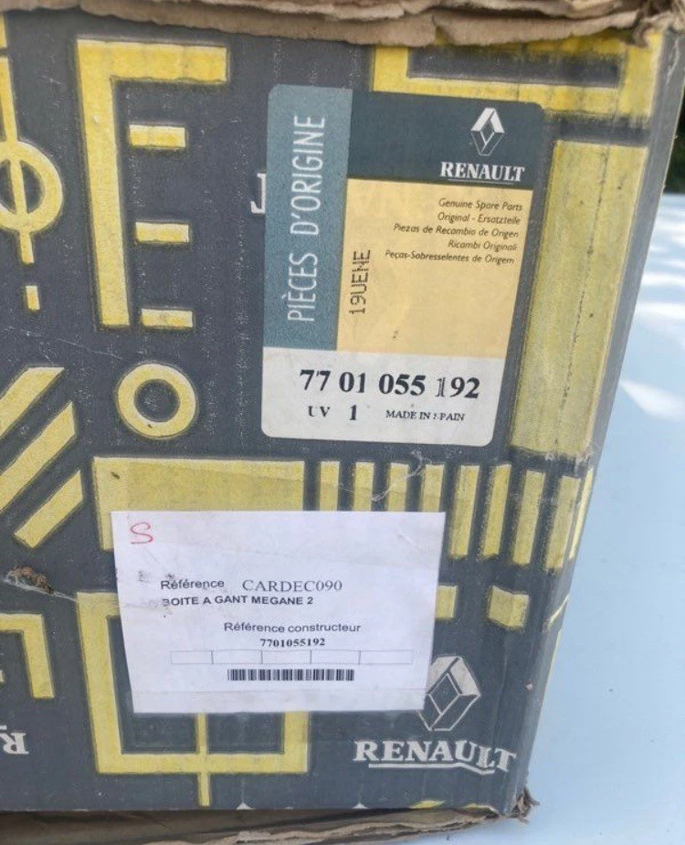 Boîte À Gants Pour RENAULT MÉGANE 2/SCENIC 2 - Photo 3/3