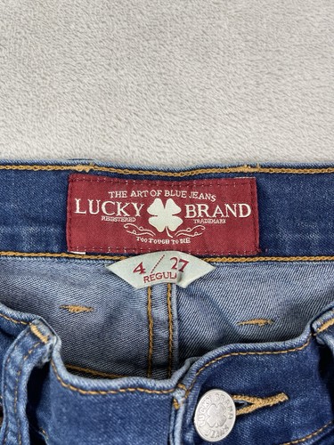 Lucky Brand Charlie Straight Blue Denim Jeans Damen 4/27 R - Bild 7 von 14