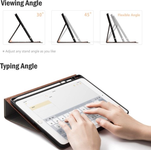 Antbox Case for iPad Pro 10.5 / Air 3 with Built-in Pencil Holder Brown - Picture 6 of 8