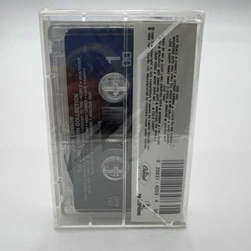 Factory Sealed 1989 The John Lennon Collection Self Titled Cassette Tape - Picture 3 of 6
