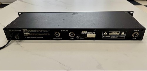 BBE Sonic Maximizer 411 Sonic Maximizer Rack Mountable From Japan Tested Used - Picture 4 of 12