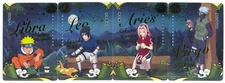 Naruto, Sasuke, Sakura, & Kakashi Naruto Kayou MR-063 - MR-066 Anime Cards NM