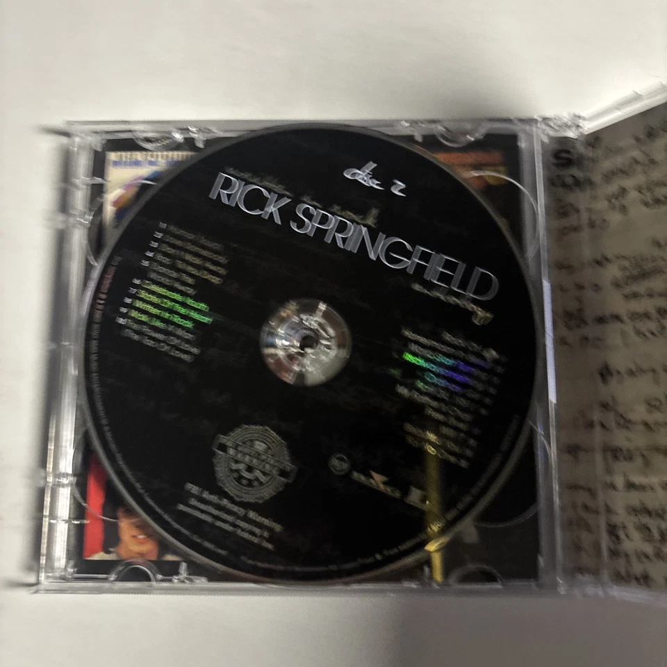 Rick Springfield – Written In Rock: Rick Springfield Anthology (CD, 2005) US - Image 3 of 4