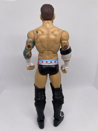 WWE CM Punk Elite Series 11 Nexus COMPLETO RARO Mattel Wrestling Figure - Foto 5 di 9