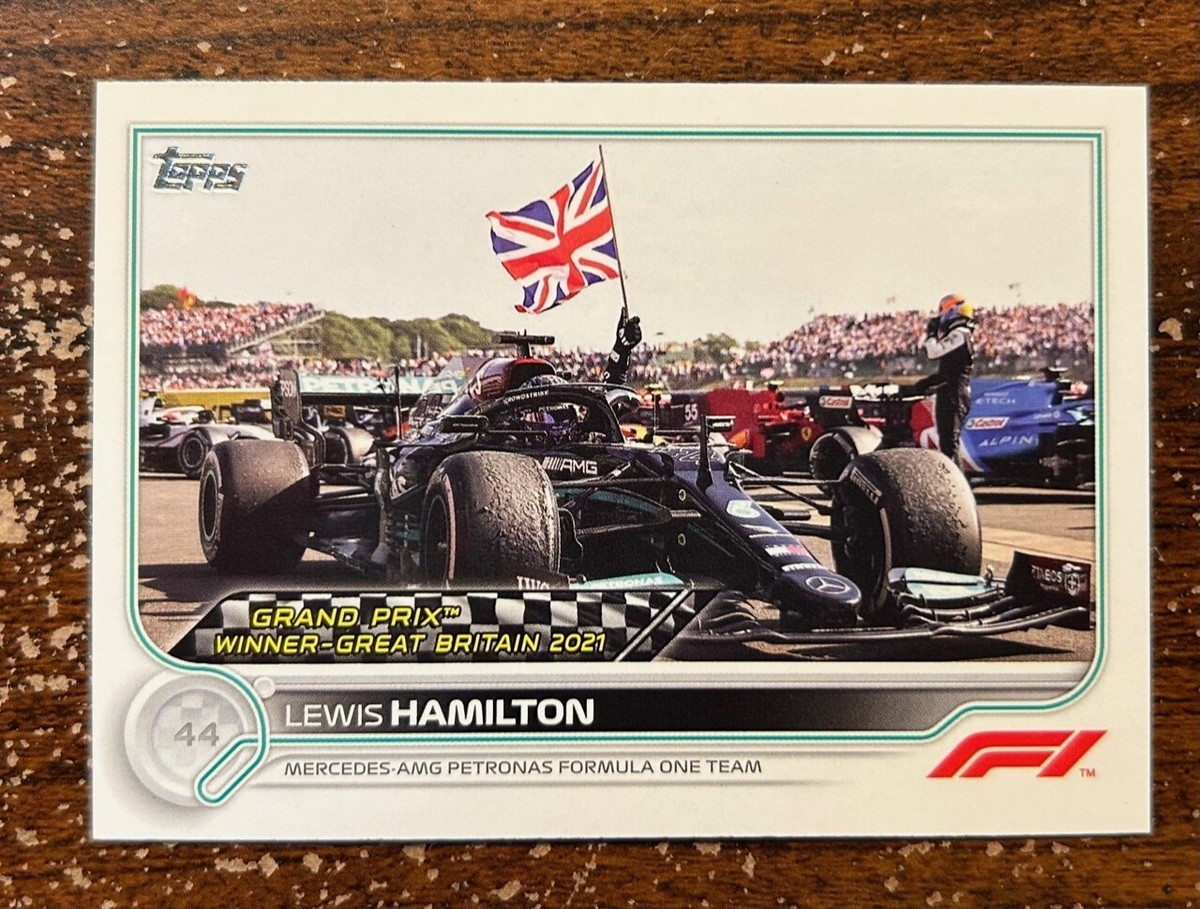 2021 Topps Formula 1 F1 Lewis Hamilton #96 Aqua 153/199