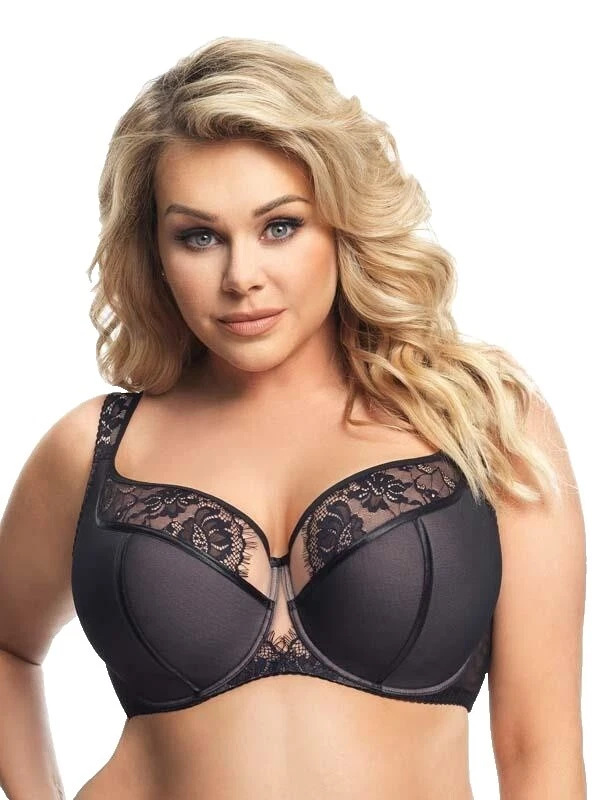 Brasieres y Floral Negro Gorsenia Bra Sets para Mujeres