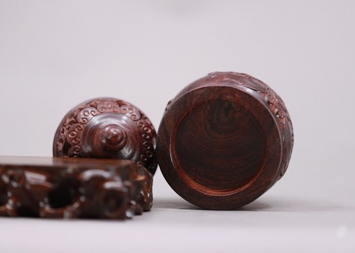Chinese Hardwood Incense Burner - Picture 6 of 7