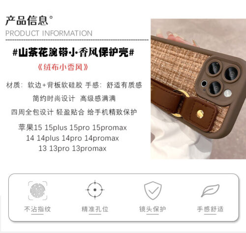 For iPhone Huawei Xiaomi OnePlus Wrist strap Stand Case Phone Cover Fashion Girl - Picture 6 of 16
