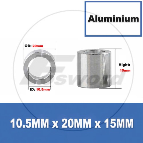 Aluminium Standoff Spacers Round Collar Stand Off Spacers Bush M5 M6 M8 M10 M12 - Picture 214 of 238