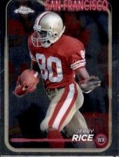 Card 176 - Jerry Rice - San Francisco - Base - Topps Chrome Football 2024
