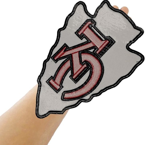 Kansas City Chiefs Football große Größe 12,5""x8,0"" nähen bestickt aufbügeln Aufnäher - Bild 9 von 11