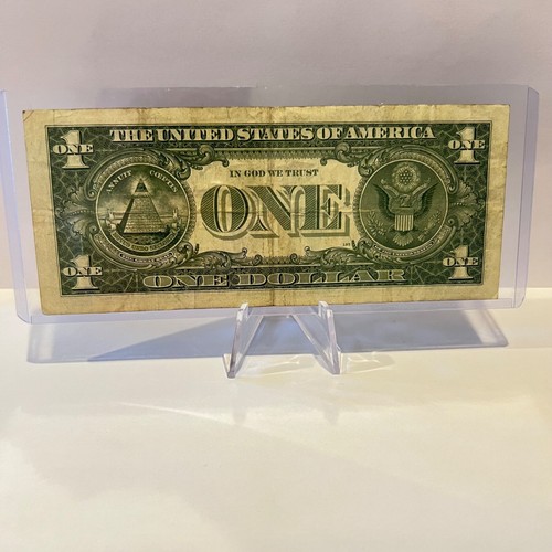 Silver Certificate $1 Dollar Bill Series 1957 * Old US Paper Currency - Picture 2 of 2