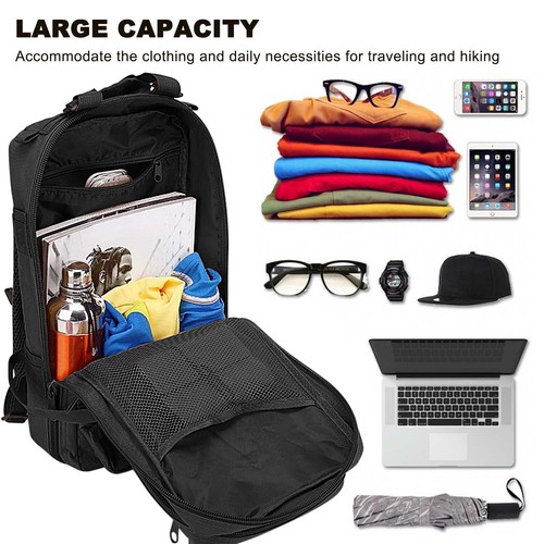 Militär Molle taktischer Rucksack 30L Outdoor Camping Wandern Reisetasche Rucksack - Bild 20 von 53