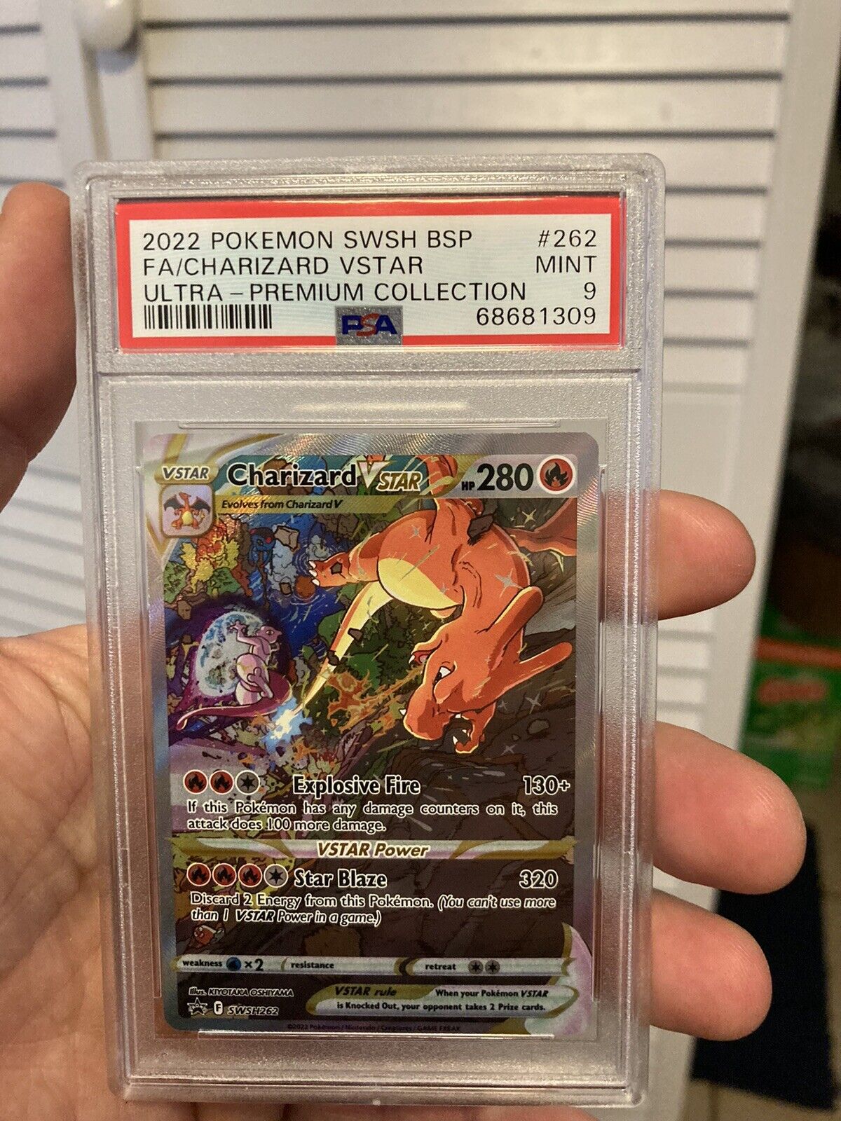 Charizard VSTAR SWSH262 Ultra Premium Collection PSA 9 Mint Pokemon TCG!!!