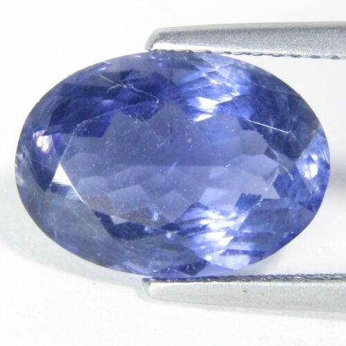 5.16Cts Natural Charming Fluorite 13.8x10x6.3mm Oval Cut Brazil Gemstone Ref-VDO - Picture 3 of 4