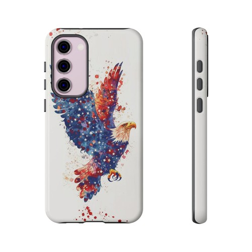 Bald Eagle USA Stars - Phone Ink Case for iPhone, Galaxy, Pixel - Picture 238 of 281