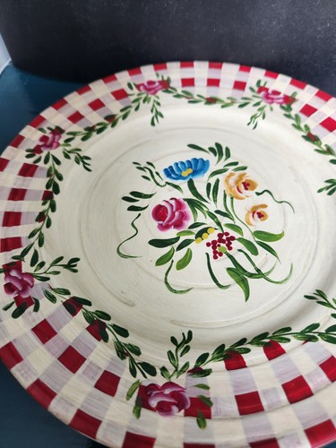 Jane Keltner Hand Painted Floral Plates 8.5" Set 4 Limited Ed Numbered Decor - Picture 2 of 5