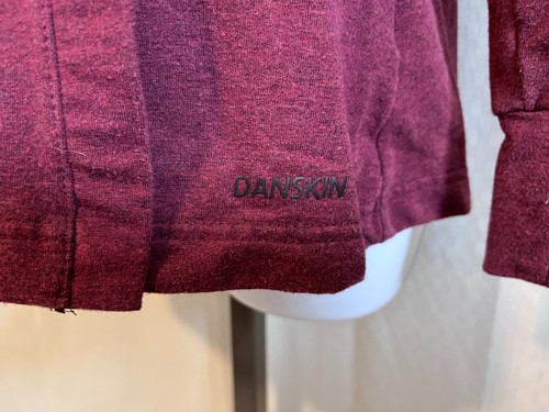 Danskin Size S Burgundy Red Long Sleeve Knit Cardigan - Picture 3 of 10