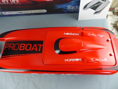 Bateau RC PROBOAT BLACKJACK 24 + boite et notice . - Imagen 2 de 11