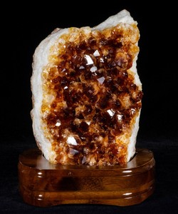 Citrine-Crystal-Geode-Cluster-Quartz-Druzy-Specimen-Brazil