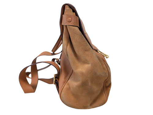 *Rare* GUCCI Saddle Backpack Suede Leathe Brown Vintage Authentic - Picture 4 of 24