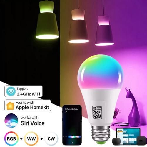 WiFi RGB Smart LED Light Bulb E27 9W 220V Compatible with Cozylife+HomeKit - Picture 11 of 15
