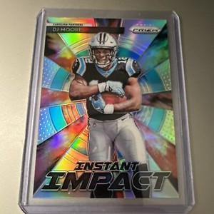 DJ MOORE 2018 Panini Prizm #II-7 Silver Prizm Instant Impact  Rookie RC