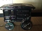 Fenton Glass carnival Pie Wagon Candy Dish