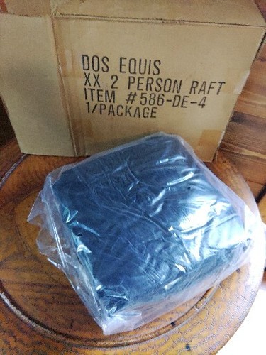 DOS EQUIS XX 2 Person Inflatable Boat / Raft New In Box NOS - Picture 18 of 18