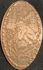 GOLDPANNER PROSPECTOR - COLOMA SUTTER’S MILL CALIFORNIA ZINC PENNY