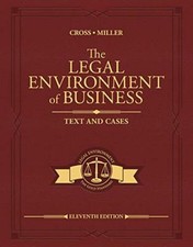 The Legal Environment of Business: Tex..., Cross, Frank