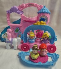 Fisher Price Little People Cinderella Carriage Play Go Castle, Disney Princess