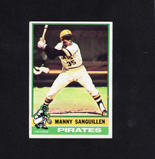 1976 Topps Manny Sanguillen #220 Pittsburgh Pirates MLB Baseball