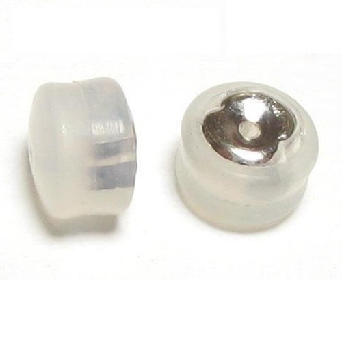 Pendientes de perla blanca genuina cultivada de 8,5-9 mm AAA oro amarillo o blanco de 18 K - Imagen 5 de 5