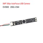 5MP USB Camera Module AutoFocus 30FPS OV5693,2592x1944,5 Megapixel Webcam HD 73°
