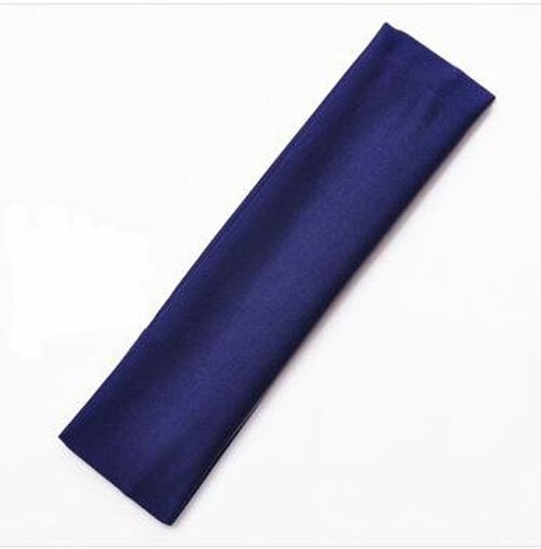 1PC HEADBAND Stretch Sports Yoga Gym Black Hair Band Wrap Sweatband Womens Mens - Picture 10 of 25