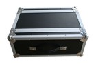 Effekt Rack 4HE 25cm 19" Flightcase Butterfly Siderack Double Door DJ Case 19"
