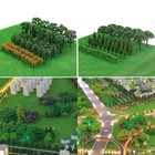 Model Trees Railroad Scale Trees Wargame 50PCS Accessories DIY Diorama Handmade
