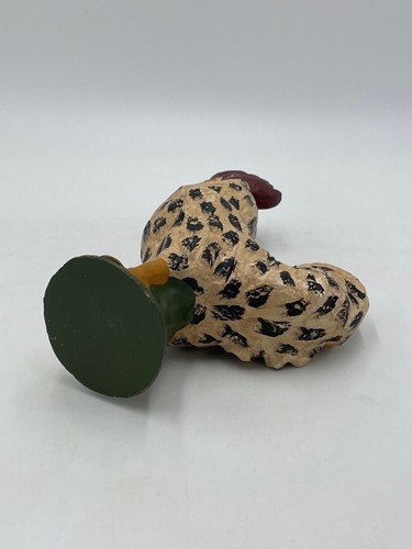 Handbemalter rustikaler Hahn 8 Zoll hoch Huhn Statue Harz Bauernhaus Landhaus Dekor - Bild 5 von 6