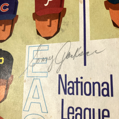 1969 Baseball Program Atlanta Braves Chicago Cubs Wrigley Hank Aaron Ernie Banks - Picture 6 of 8