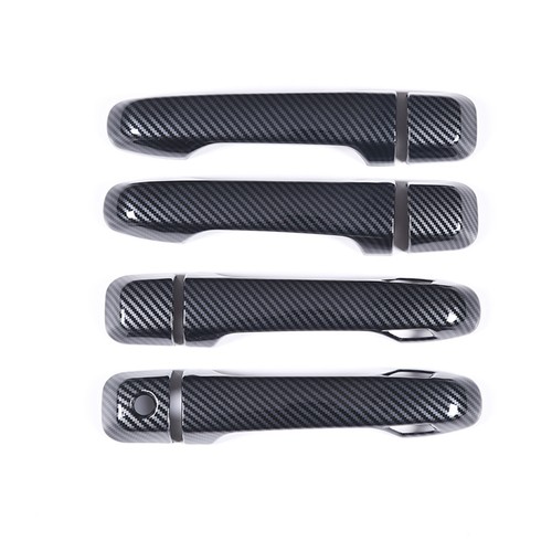 Carbon ABS Mirror Cover Door Handle Trim For Toyota Land Cruiser Prado 2010-22 - Picture 11 of 24