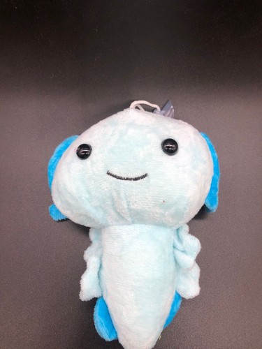 Azul y lindo Axolotl Peluche juguete regalo de Navidad juguete bebé Unisex almohada suave - Imagen 3 de 4