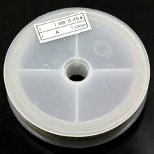 Beading wire Nylon stainless Steel Clear 7 strand 0.45mm 100m Free Shipping
